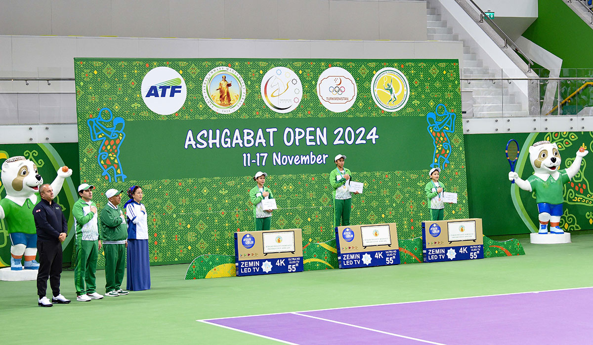 Turkmen Tennis Players – Winners of the International Tournament "Ashgabat Open 2024"